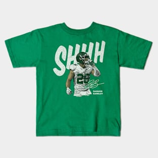 Saquon Barkley Philadelphia Shhh Kids T-Shirt